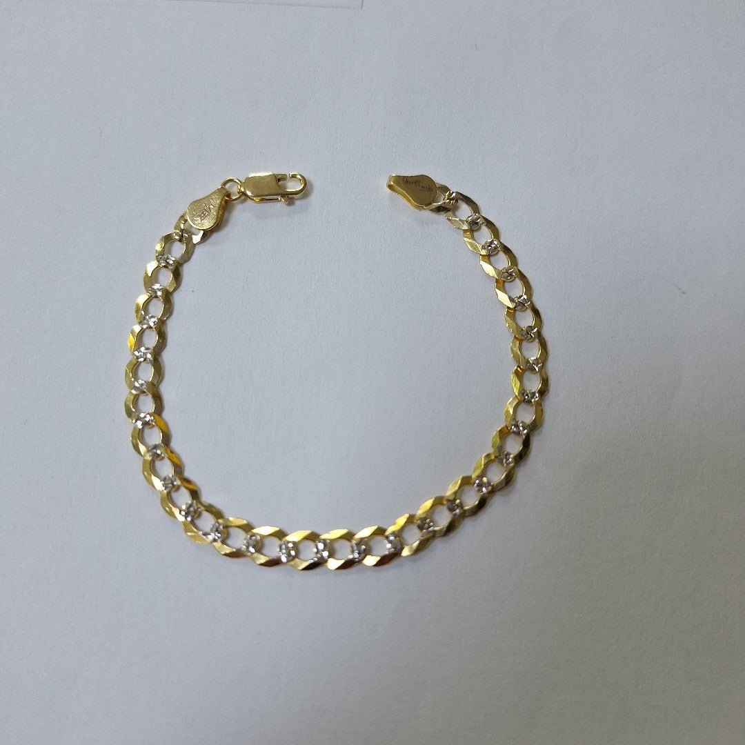 PULSERA BARBADA 14K 21 CM 5.7 GR (NUEVO)