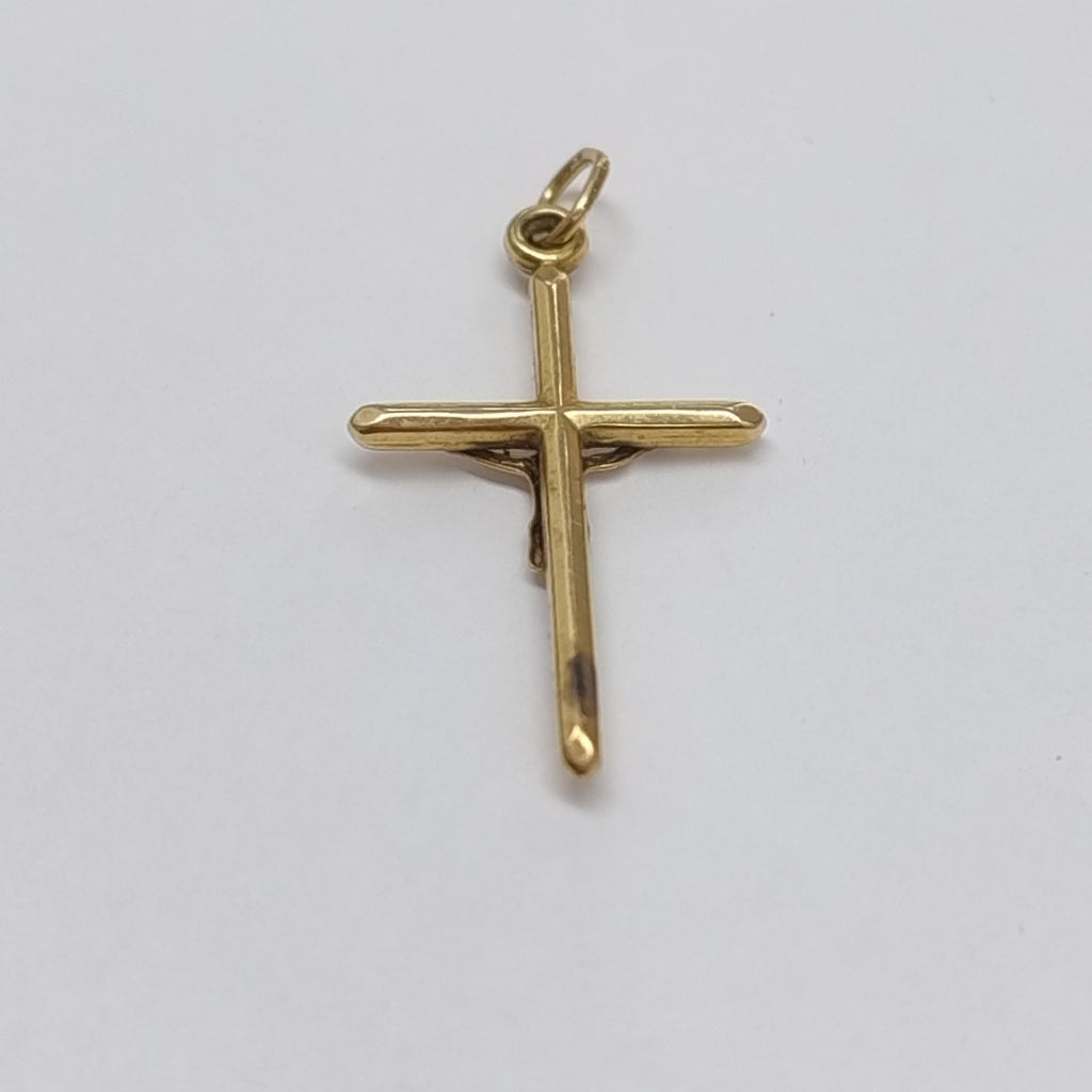 CRUCIFIJO ORO 14 K 1.1 GRMS (SEMINUEVO)