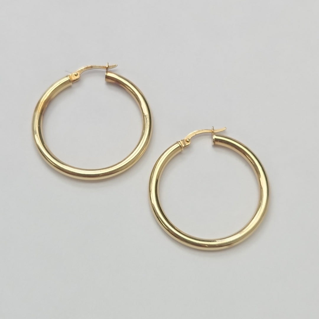 ARRACADAS PAR ORO 14 K 2.6 GRMS (SEMINUEVO)