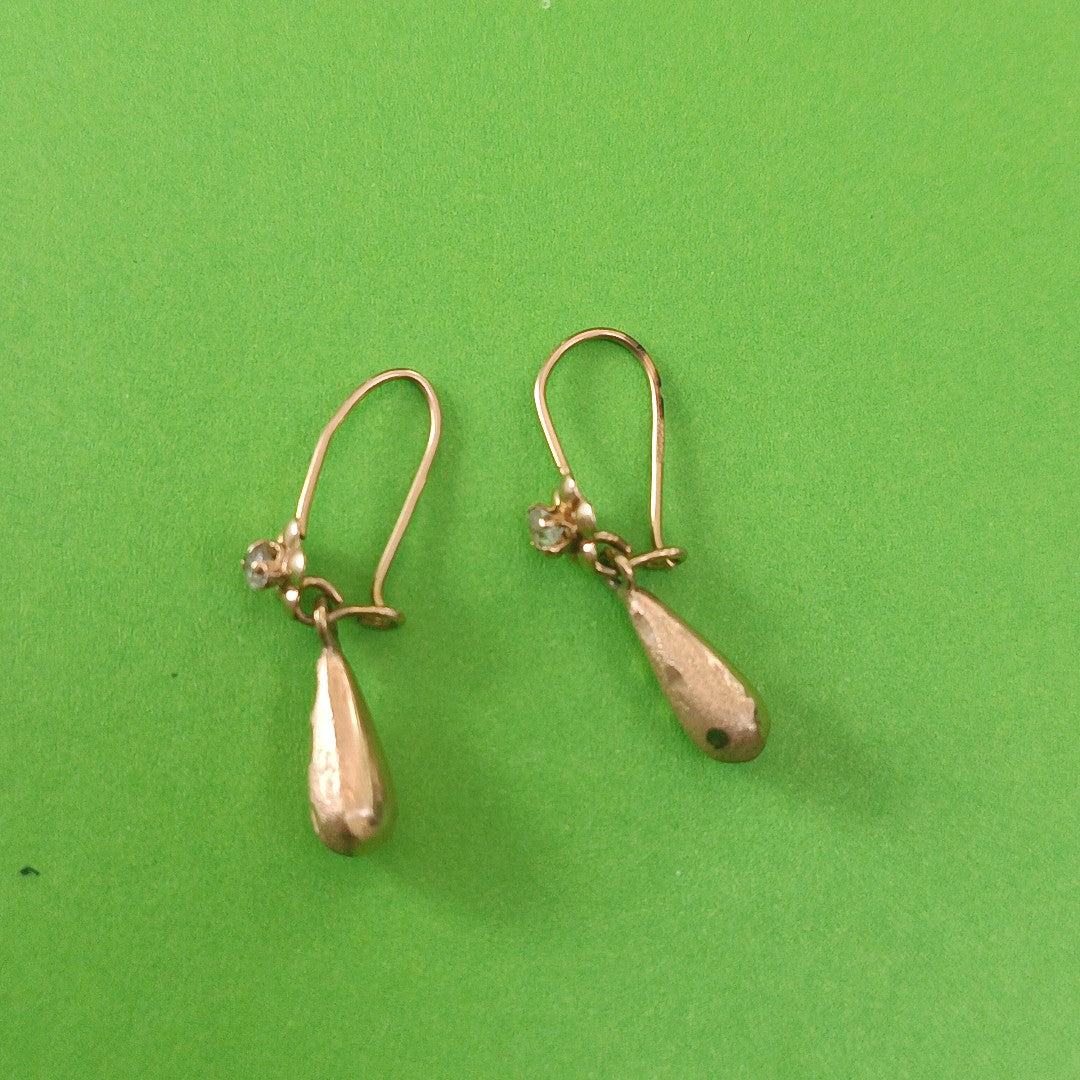 ARETES PAR ORO 14 K 1,40 GRMS (SEMINUEVO)