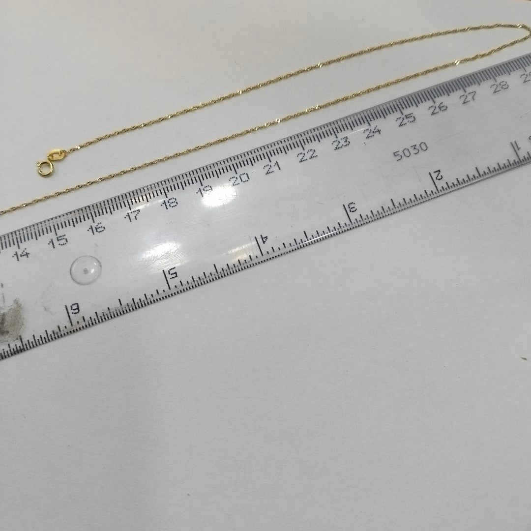 CADENA ORO 14 K 0.7 GRMS (SEMINUEVO)