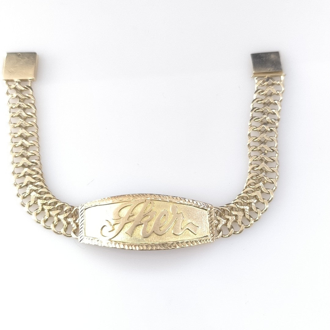 ESCLAVA ORO 10 K 25 GRMS (SEMINUEVO)