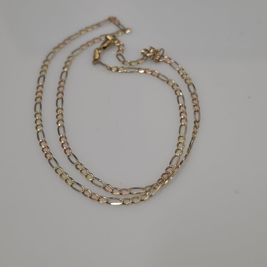 CADENA ORO COMBINADO 14 K 3,80 GRMS (SEMINUEVO)