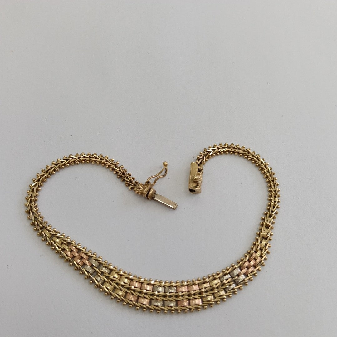 PULSERA ORO 14 K 8.5 GRMS (SEMINUEVO)