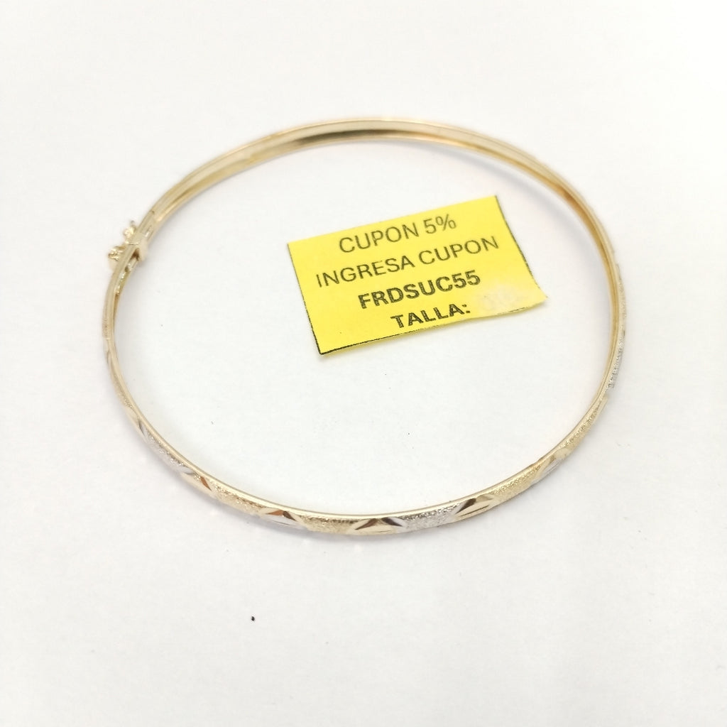 PULSERA RIGIDA ORO 10 K 4.4 GRMS (SEMINUEVO)