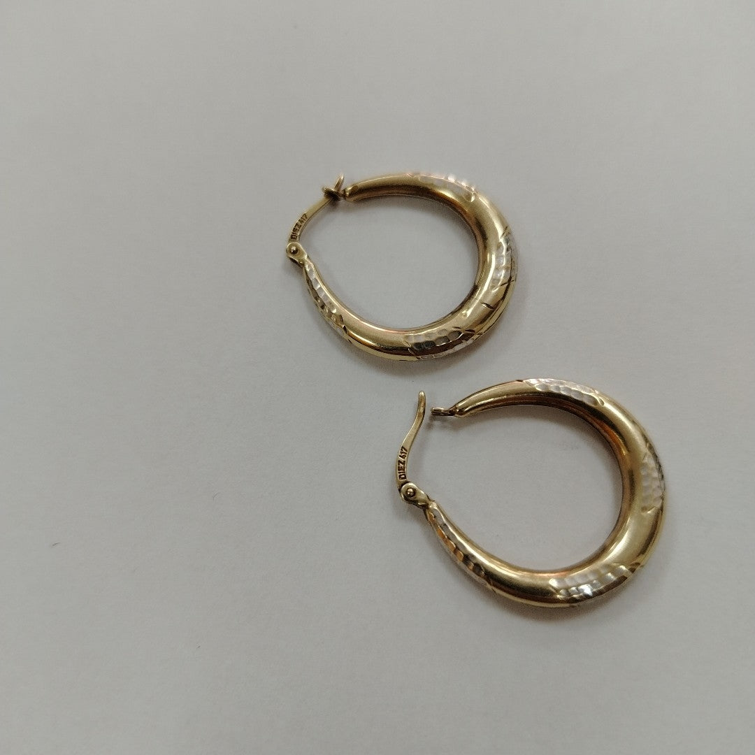 ARRACADAS PAR ORO 10 K 2 GRMS (SEMINUEVO)