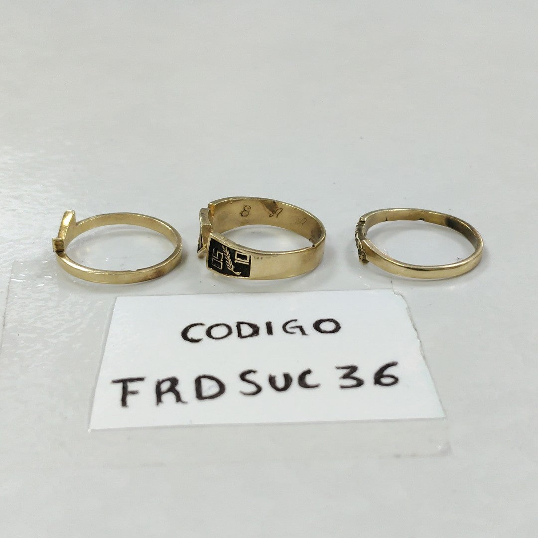 ANILLO DE GRADUACIÓN ORO 14 K 5,40 GRMS (SEMINUEVO)