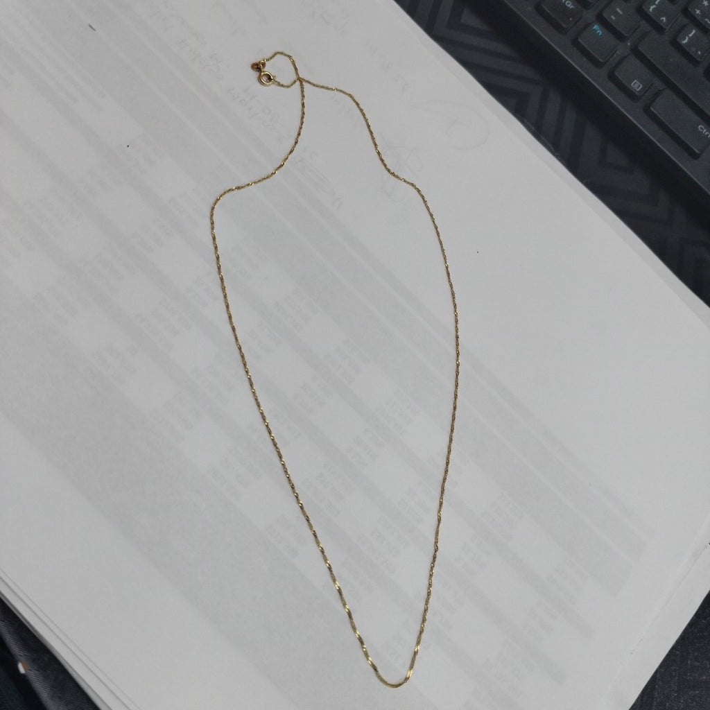 CADENA ORO 14 K 0.9 GRMS (SEMINUEVO)
