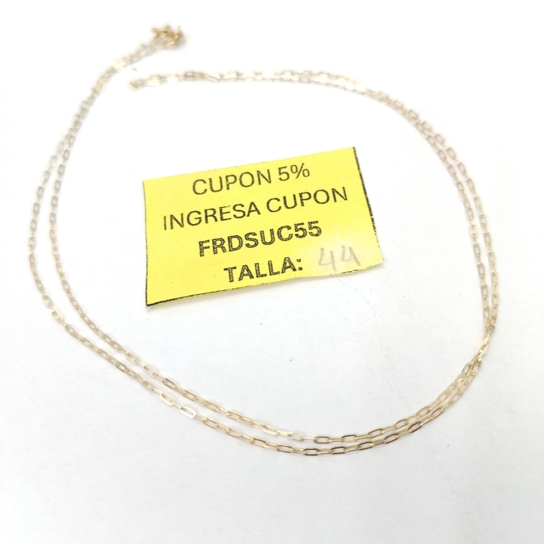 CADENA ORO 14 K 0,90 GRMS (SEMINUEVO)