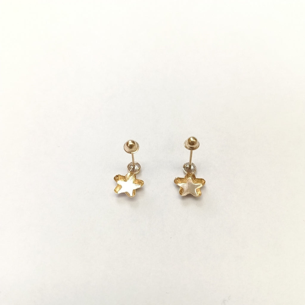 BROQUELES BROQUEL FIG ESTRELLA C CIRCONIA 14K 0.2603 GR (NUEVO)