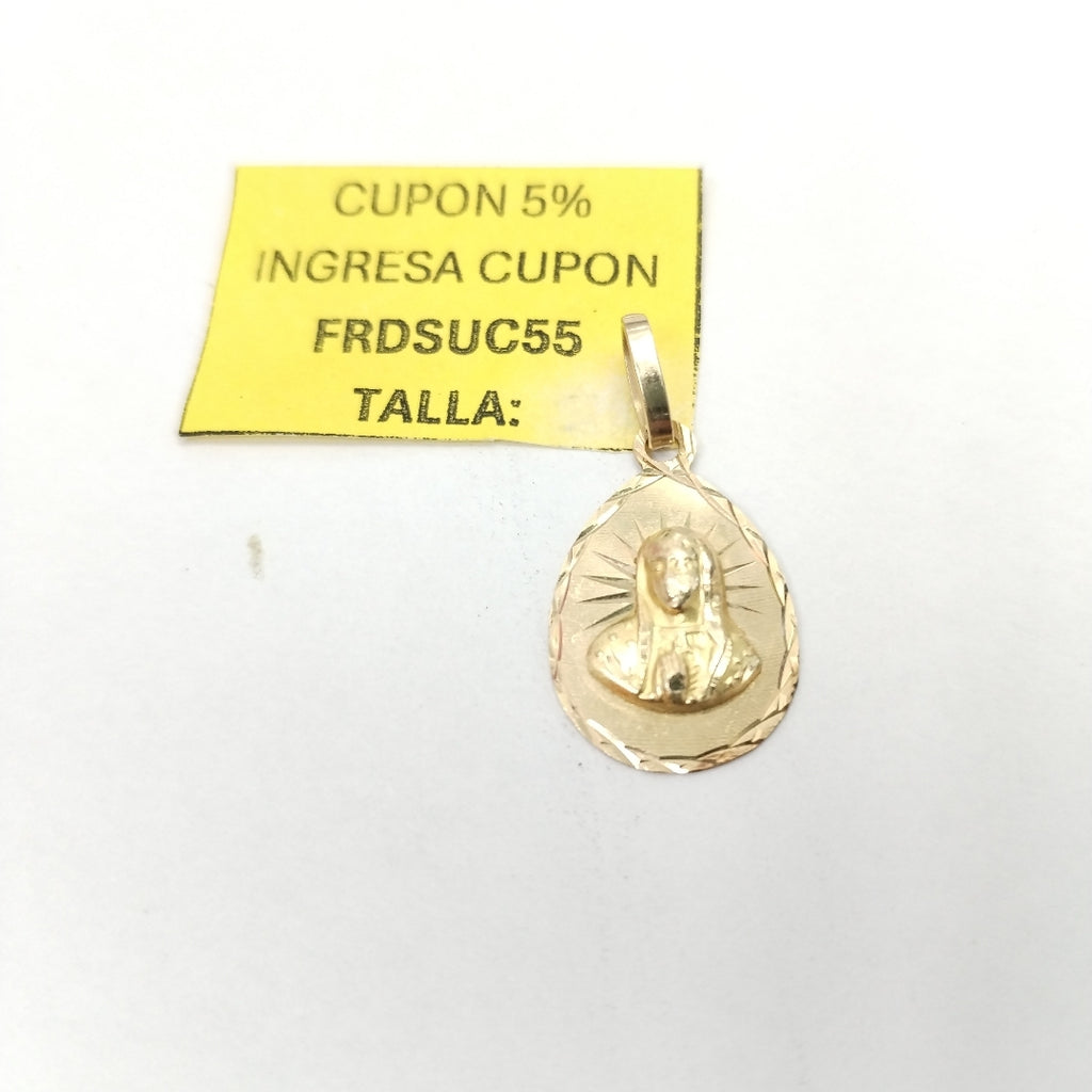 MEDALLA RELIGIOSA ORO 14 K 1,40 GRMS (SEMINUEVO)