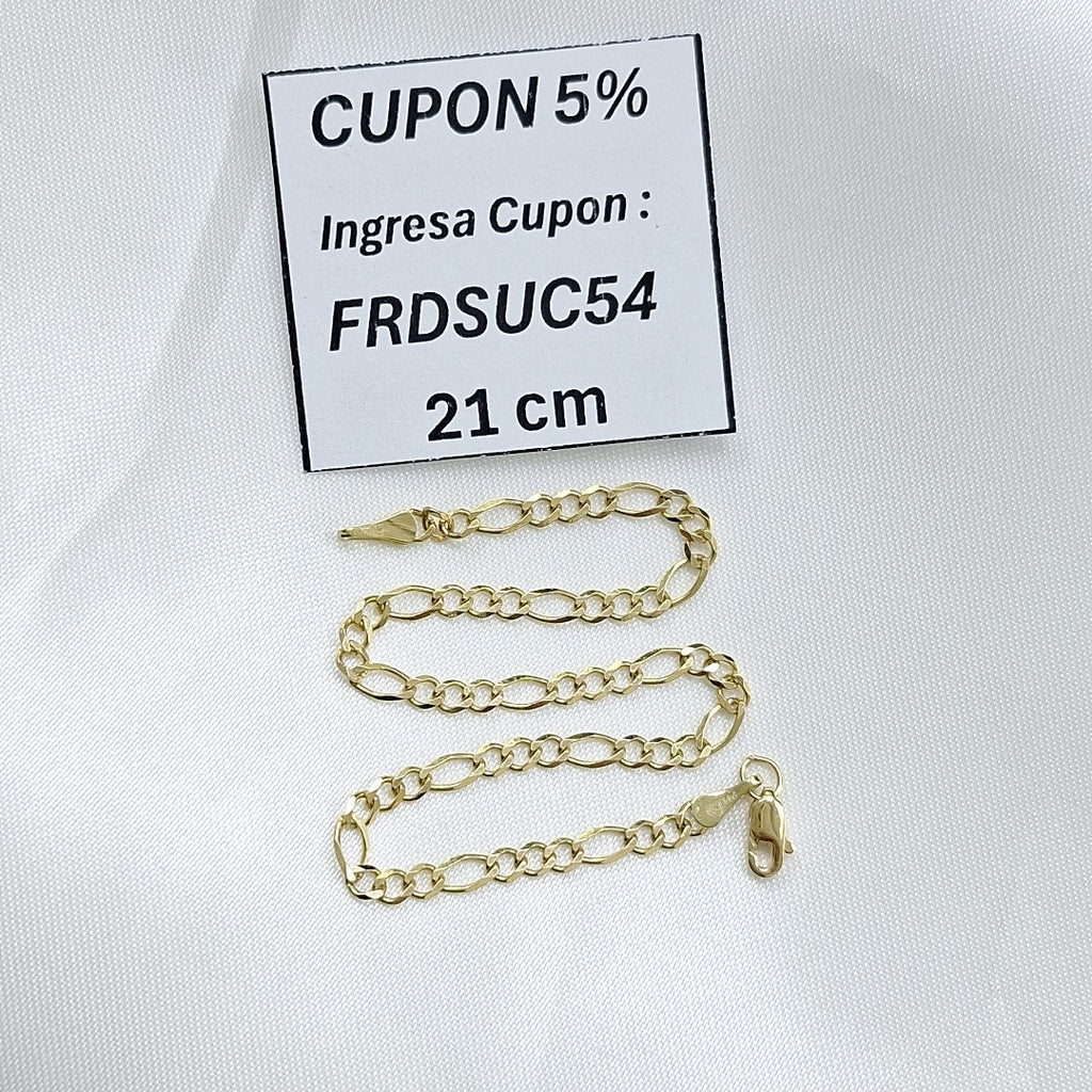 PULSERA 3X1 10K 21 CM 2.9 GR (NUEVO)