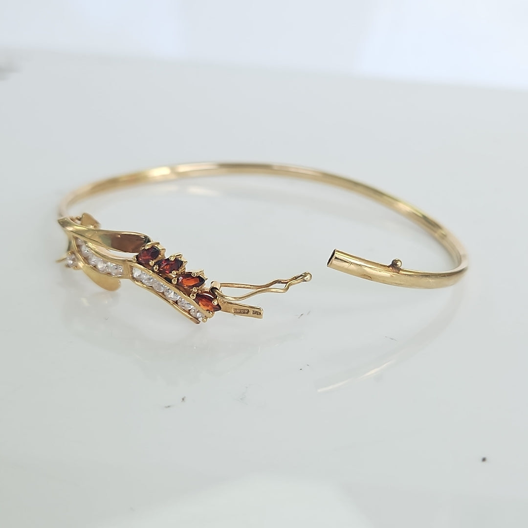 PULSERA RIGIDA ORO 10 K 6,20 GRMS (SEMINUEVO)