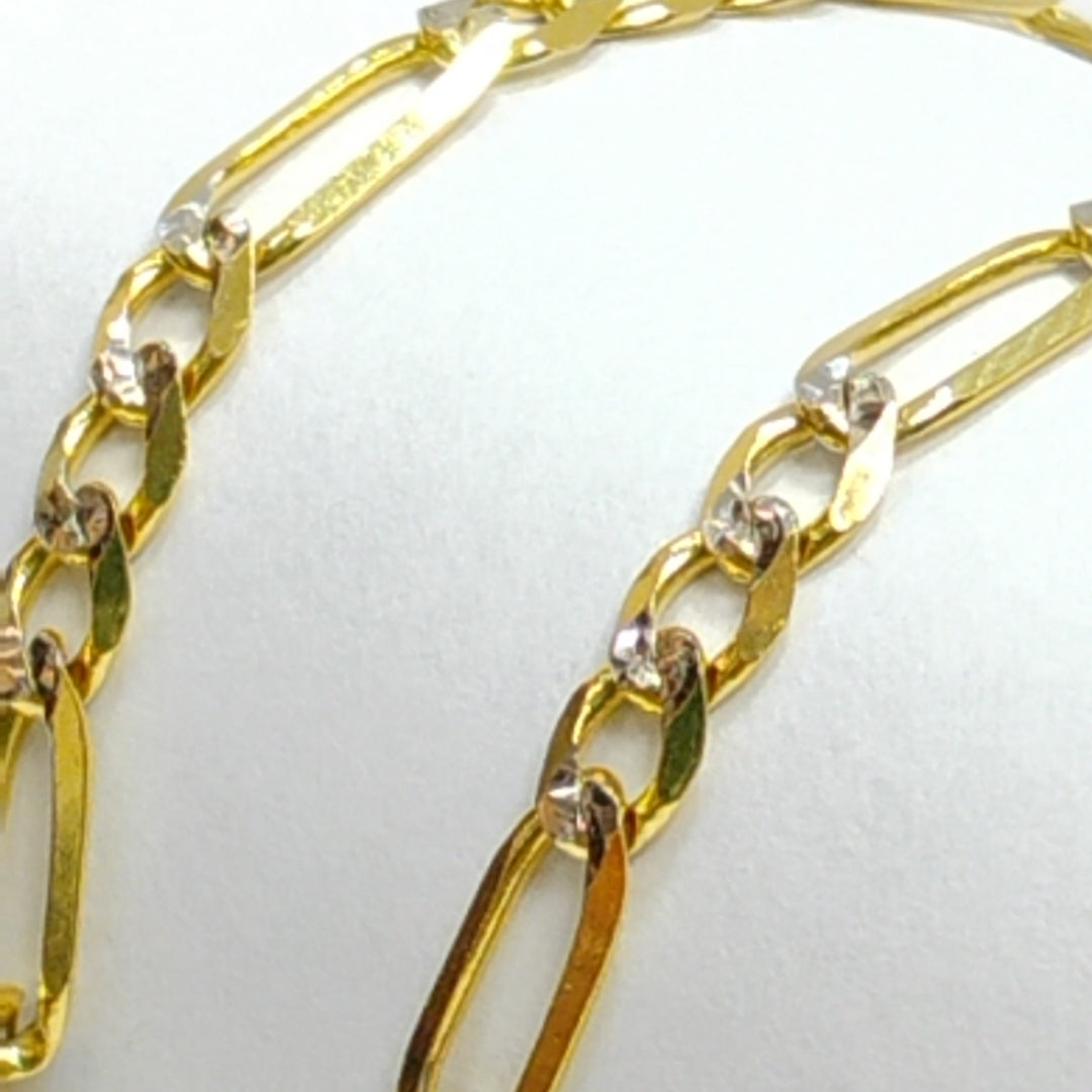 PULSERA 3X1 14K 18 CM 3.9 GR (NUEVO)