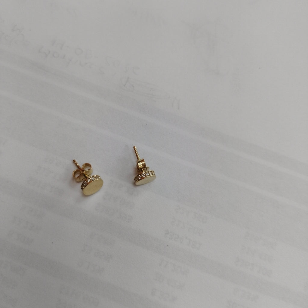 BROQUELES PAR ORO 14 K 1.5 GRMS (SEMINUEVO)