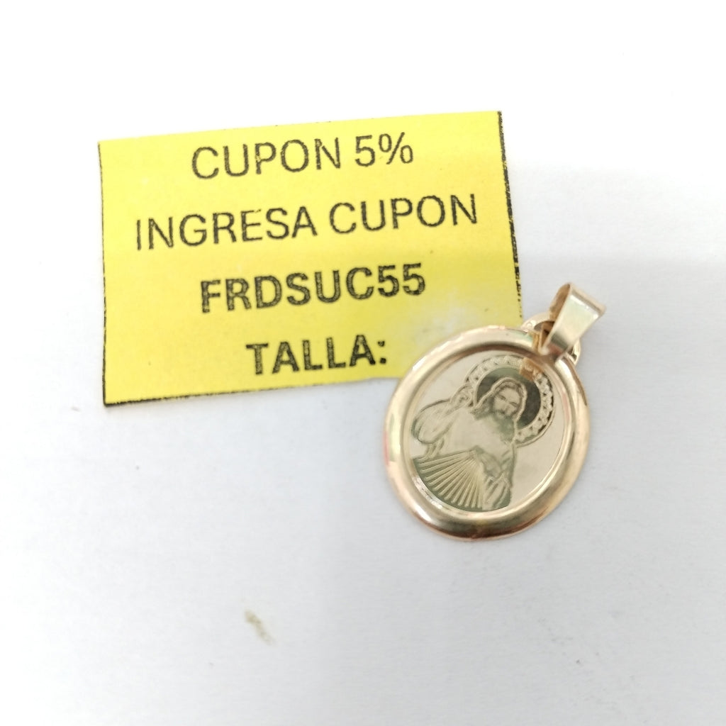 MEDALLA RELIGIOSA ORO 14 K 0,90 GRMS (SEMINUEVO)