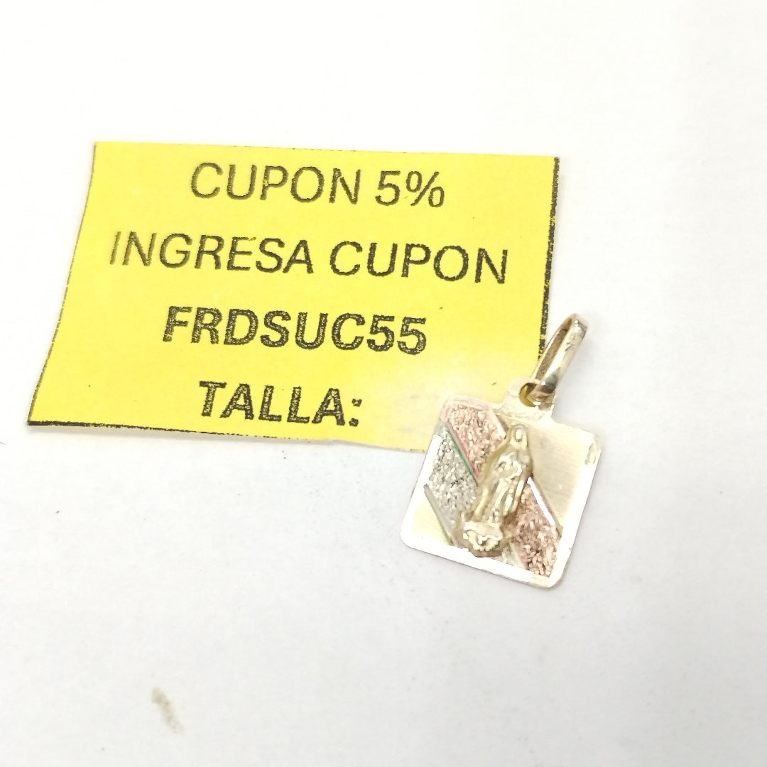 MEDALLA RELIGIOSA ORO 10 K 0,70 GRMS (SEMINUEVO)