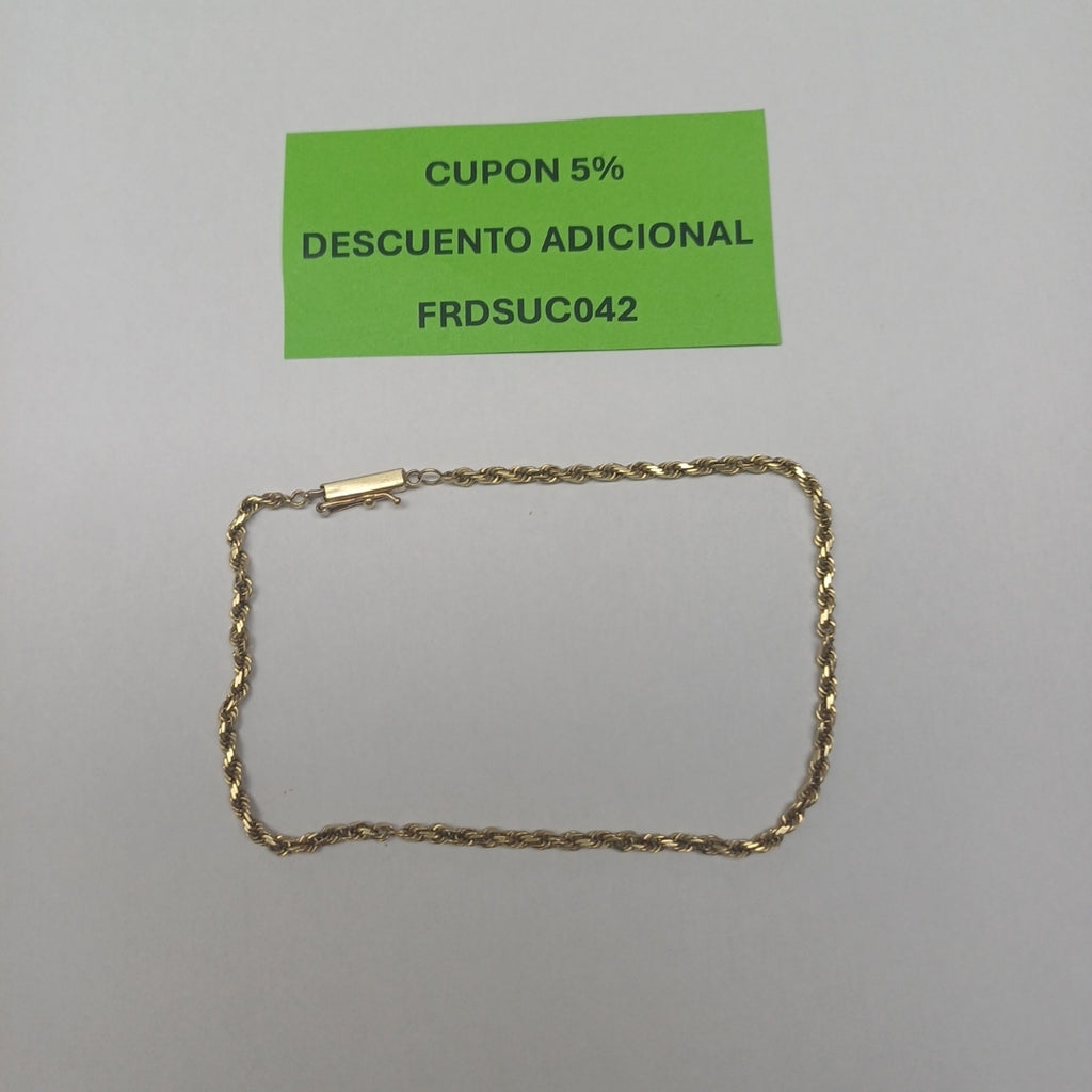 PULSERA ORO 14 K 4.3 GRMS (SEMINUEVO)