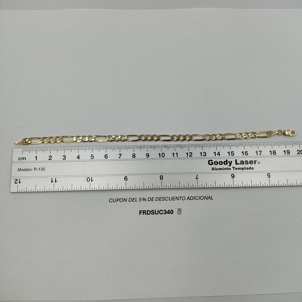 PULSERA 3X1 14K 21 CM 6.6 GR (NUEVO)