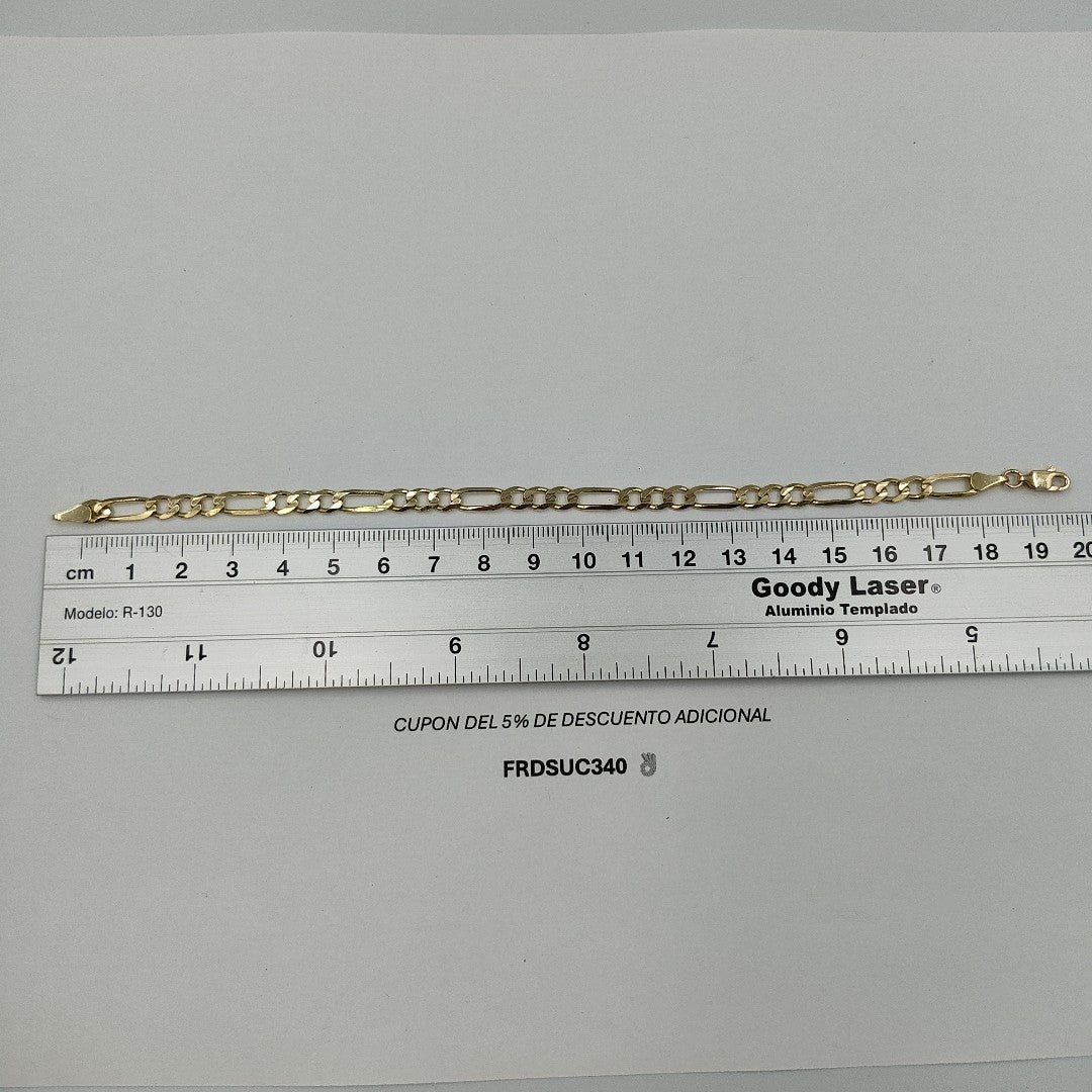 PULSERA 3X1 14K 21 CM 6.6 GR (NUEVO)