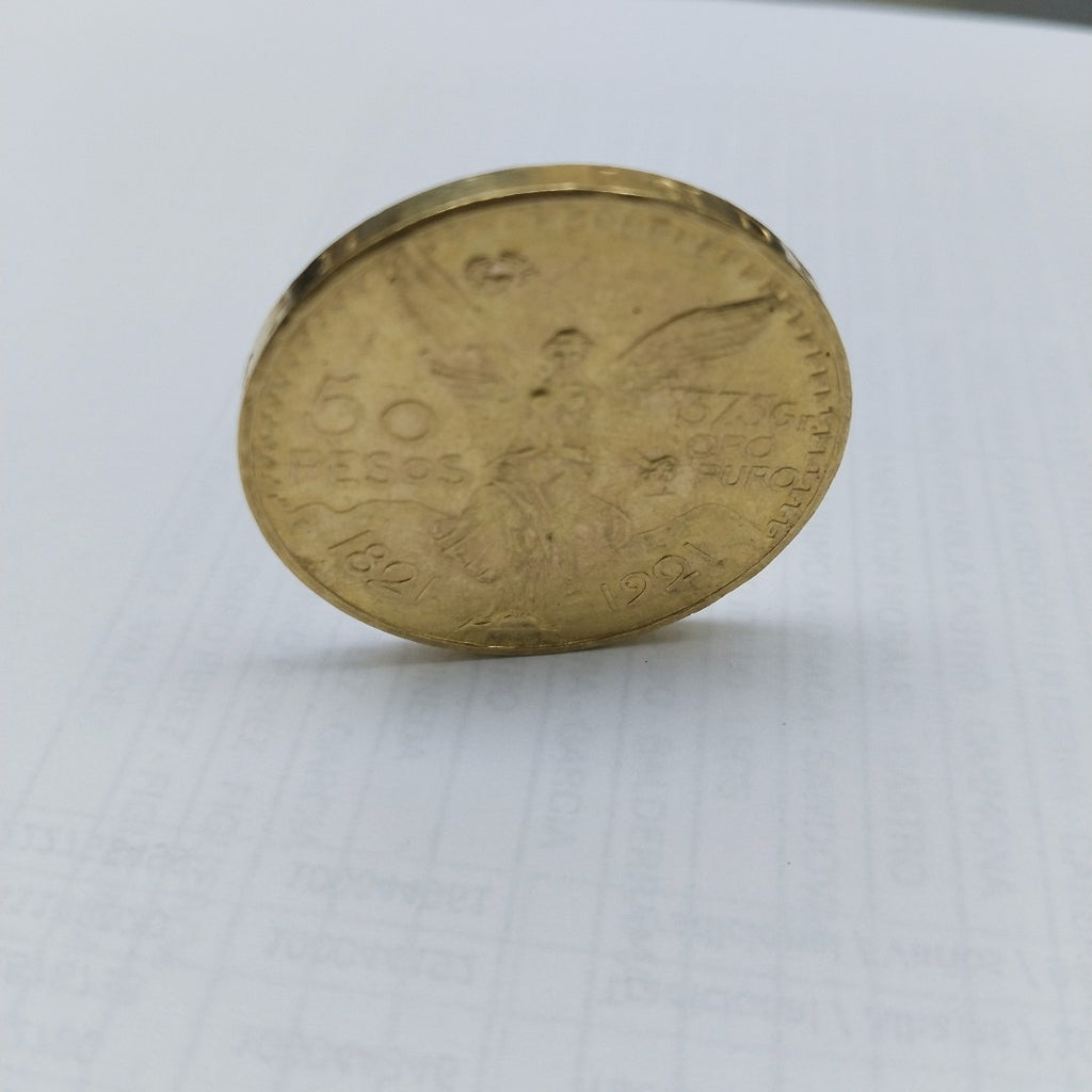 K1 41.6 GRMS 21 K IDENTIFICACIÓN MONEDA NOMINATIVA MONEDAS PESOS 50 PESOS (SEMINUEVO)