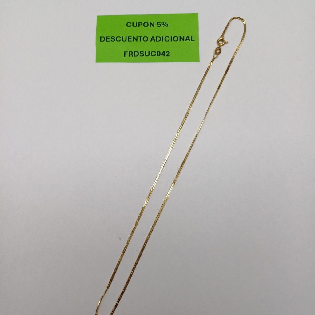 CADENA ORO 14 K 2.6 GRMS (SEMINUEVO)