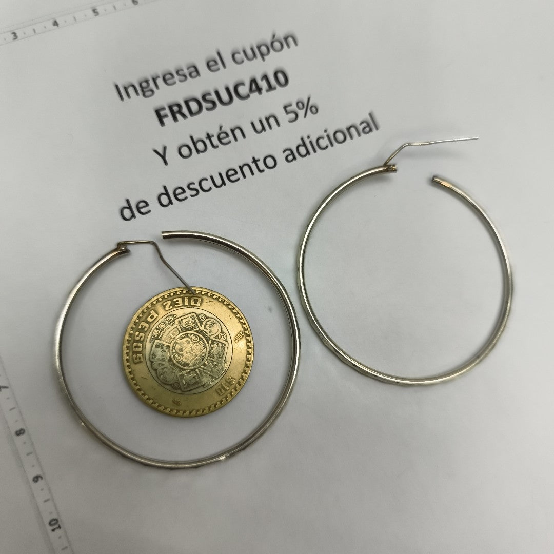 ARRACADAS PAR PLATA 4 GRMS (SEMINUEVO)
