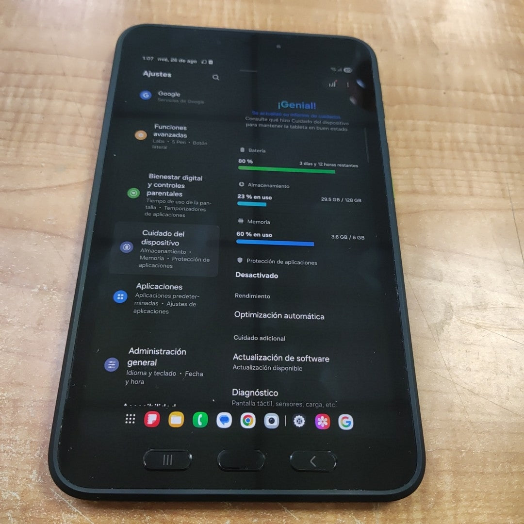 TABLETA SAMSUNG GALAXY TAB ACTIVE 5 SM-X306B 128 GB 6 GB RAM (SEMINUEVO)