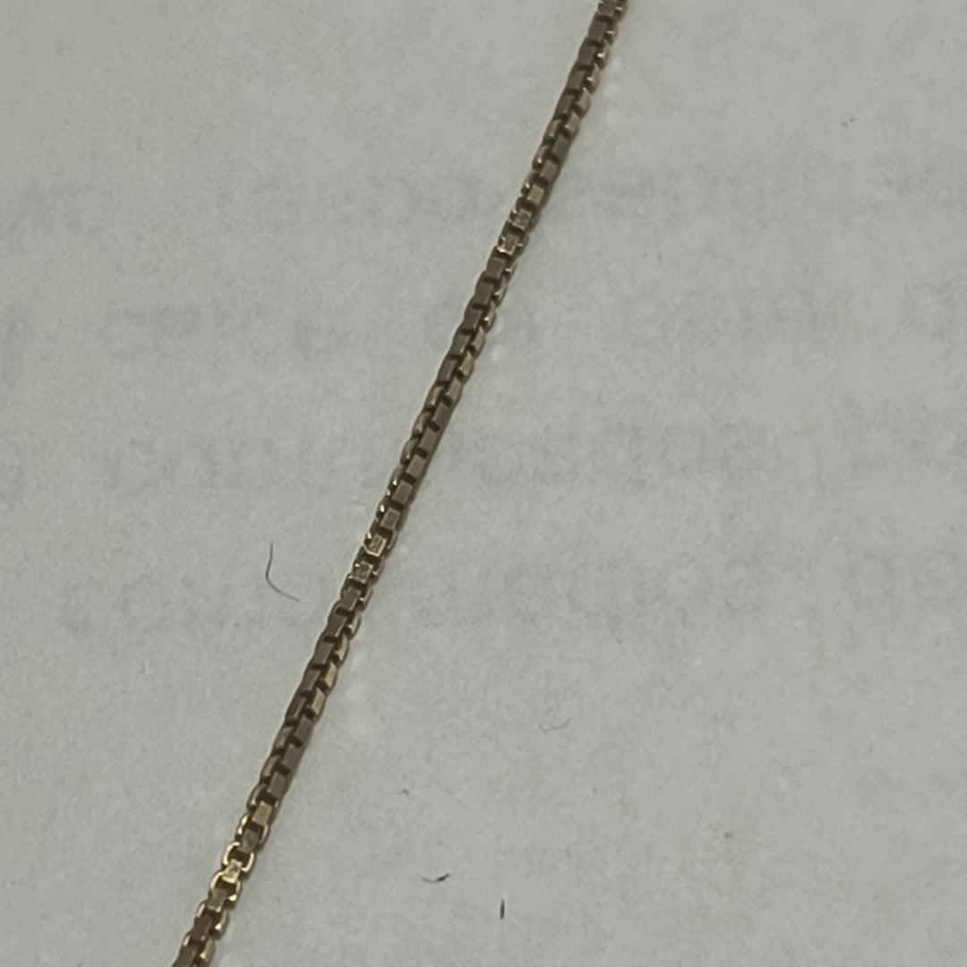 CADENA,DIJE ORO 14 K 3,50 GRMS (SEMINUEVO)