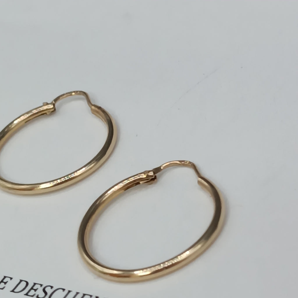 ARRACADAS PAR ORO 10 K 1.9 GRMS (SEMINUEVO)
