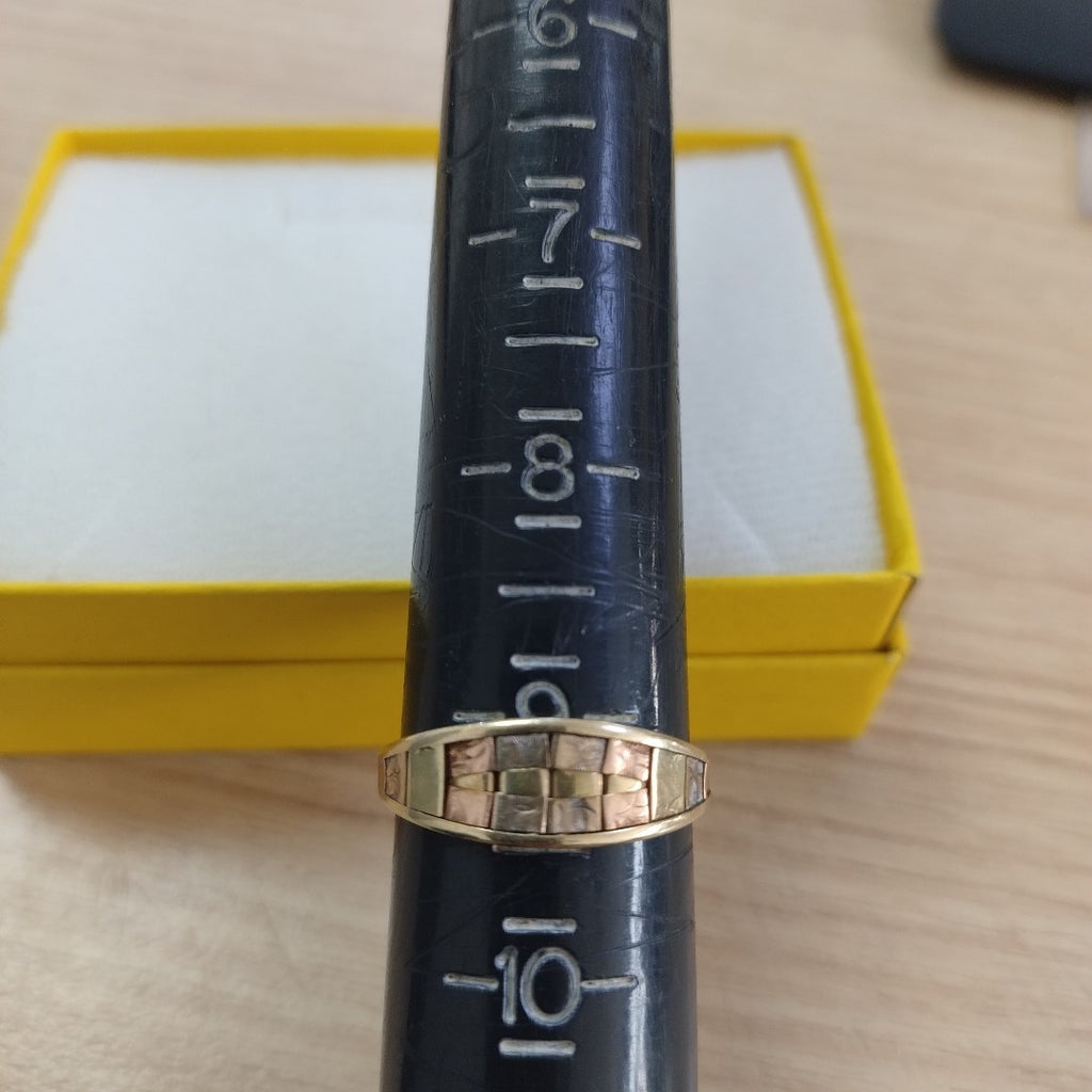 ANILLITO ORO COMBINADO 14 K 2,50 GRMS (SEMINUEVO)