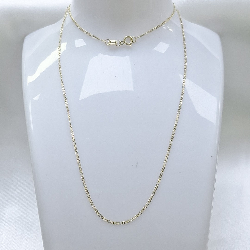 CADENAS TEJIDO 3X1 ORO 10K 55 CM 1.4 GR (NUEVO)