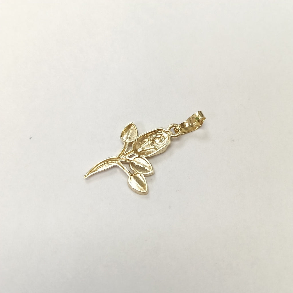 DIJE ROSA 10K 1.3 GR (NUEVO)