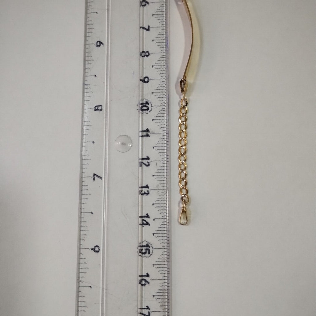 PULSERA ESCLAVA BARBADA 14K 16 CM 3.1 GR (NUEVO)