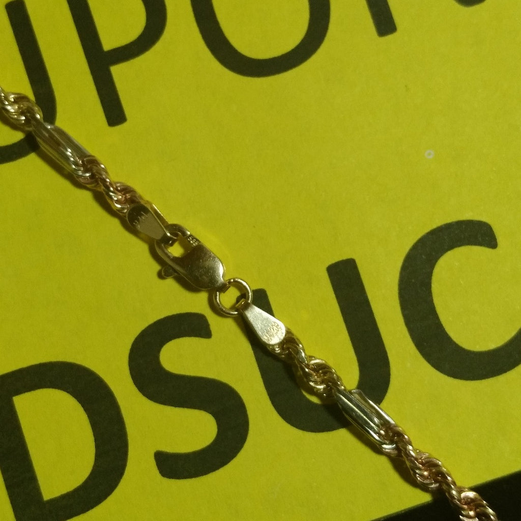 CADENA ORO COMBINADO 14 K 8,70 GRMS (SEMINUEVO)