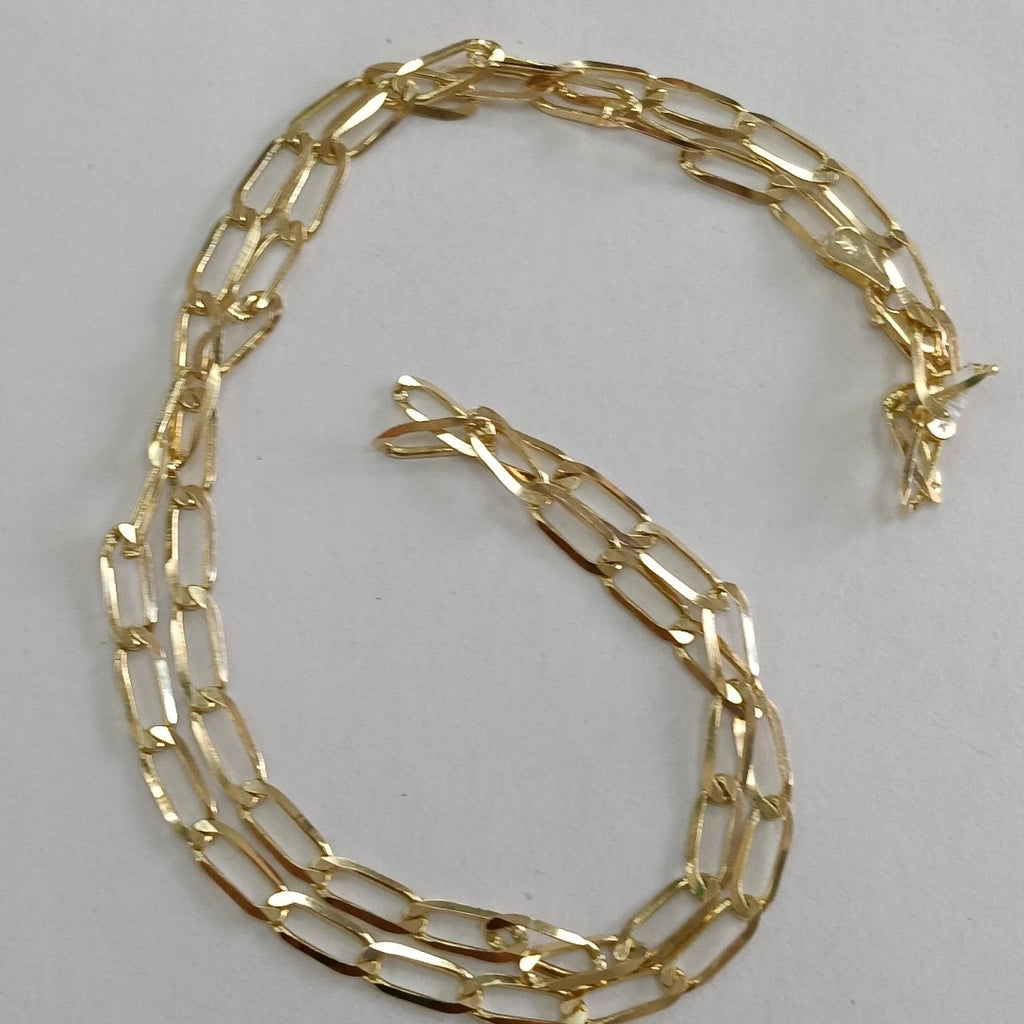 CADENA ESLABONES 14K 55 CM 9.8 GR (NUEVO)