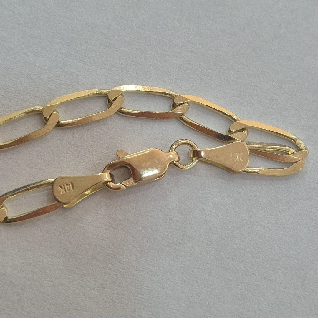 CADENA ESLABON 14K 60 CM 11.7 GR (NUEVO)