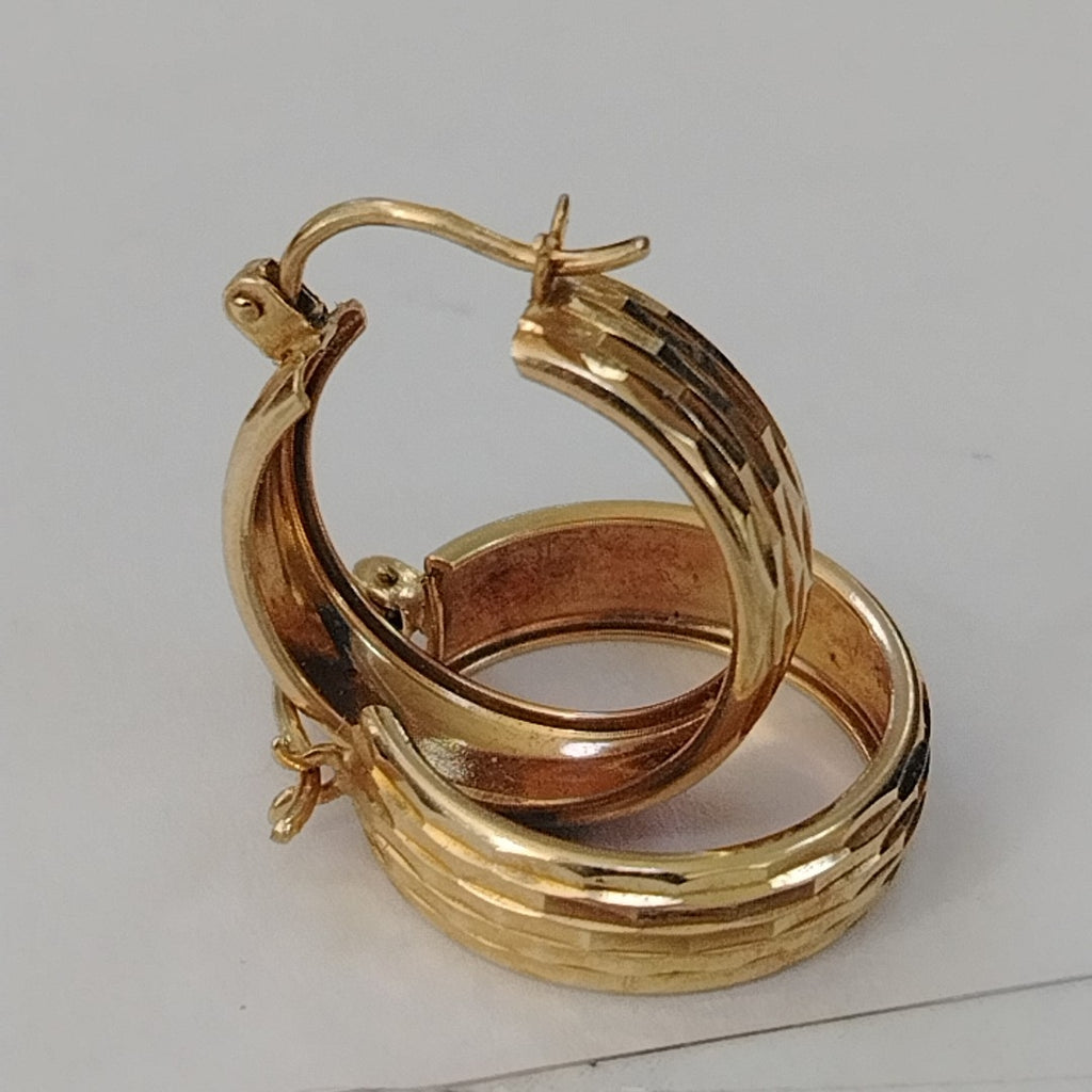 ARRACADAS PAR ORO 10 K 2.2 GRMS (SEMINUEVO)