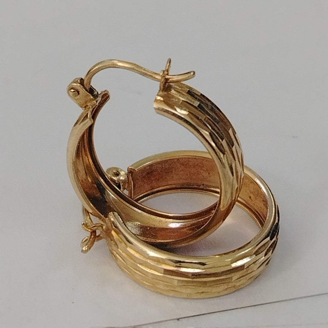 ARRACADAS PAR ORO 10 K 2.2 GRMS (SEMINUEVO)