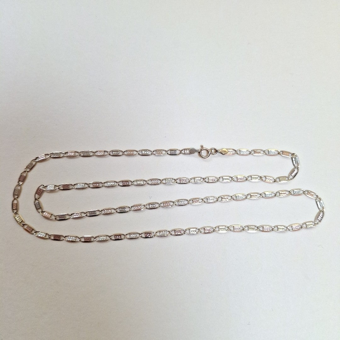 CADENA ORO COMBINADO 10 K 3.5 GRMS (SEMINUEVO)
