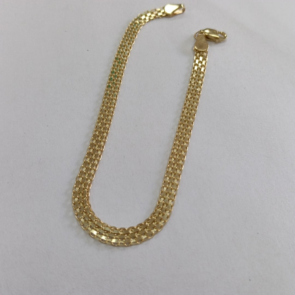 PULSERA ESPECIAL 14K 21 CM 5.1 GR (NUEVO)