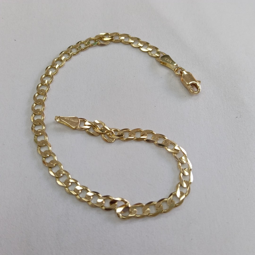 PULSERA BARBADA 14K 21 CM 5 GR (NUEVO)