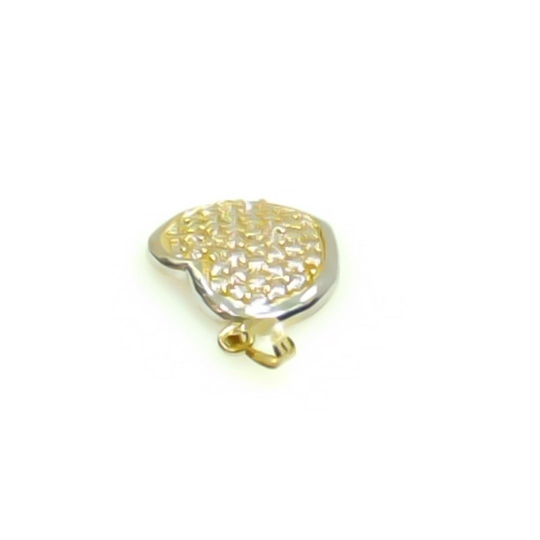 DIJE CORAZON CON CIRCONIAS 14K 1.8 GR (NUEVO)