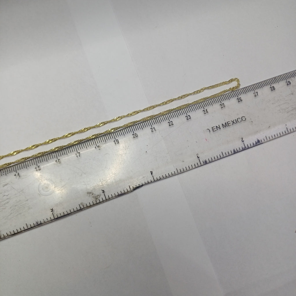 CADENA MEDIO TORZAL 10K 55 CM 2.5 GR (NUEVO)