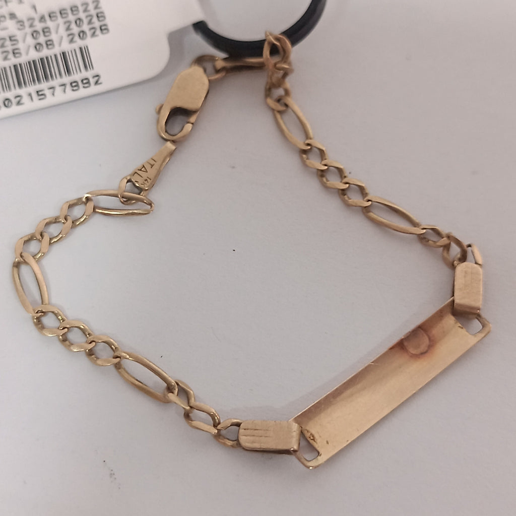 ESCLAVA ORO 14 K 2,90 GRMS (SEMINUEVO)