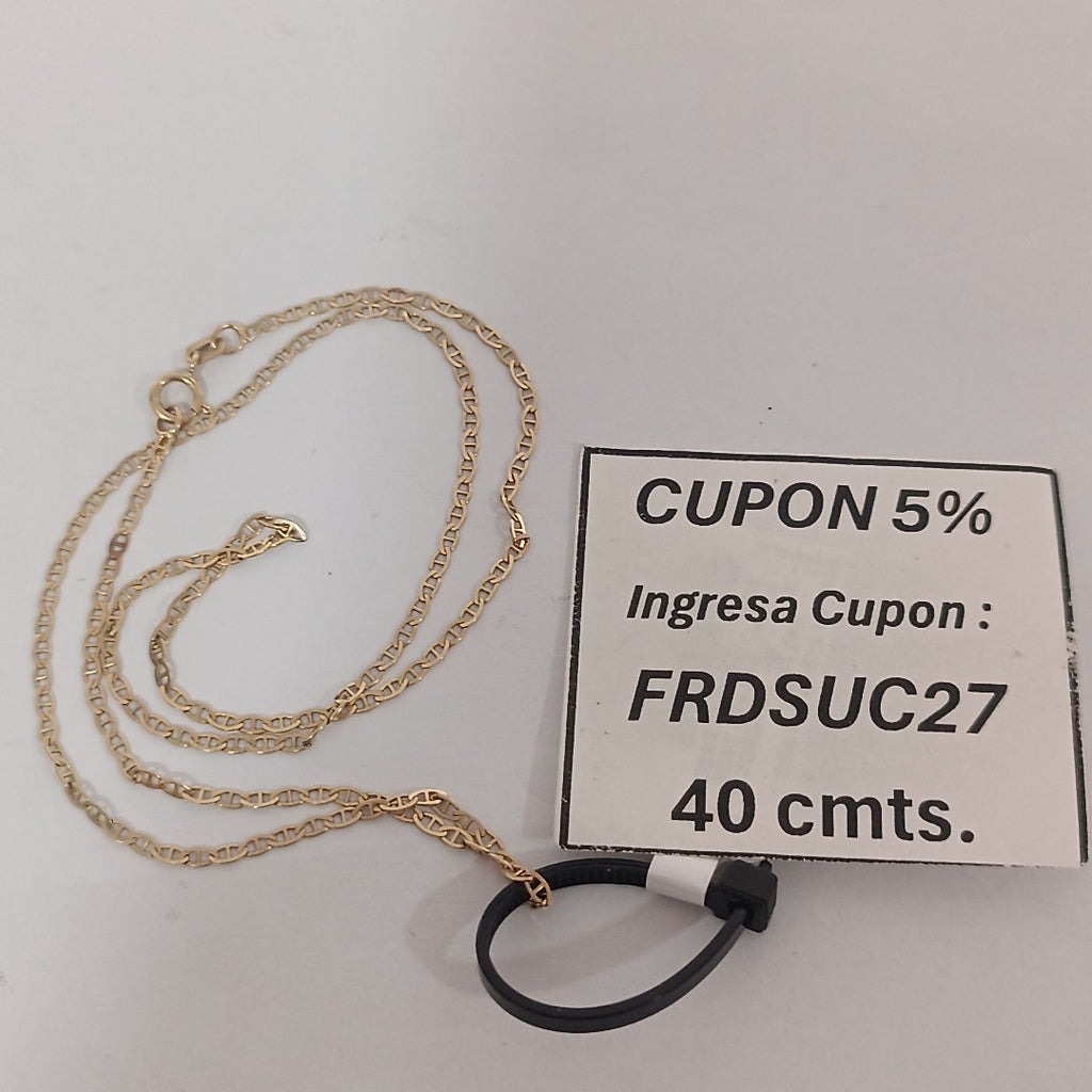 CADENA ORO 14 K 1,70 GRMS (SEMINUEVO)