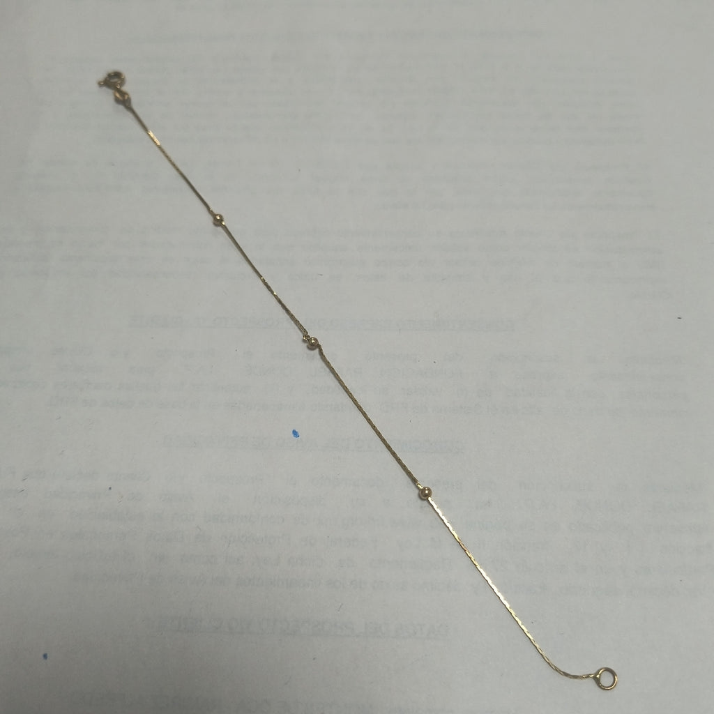 PULSERA ORO 14 K 0.8 GRMS (SEMINUEVO)