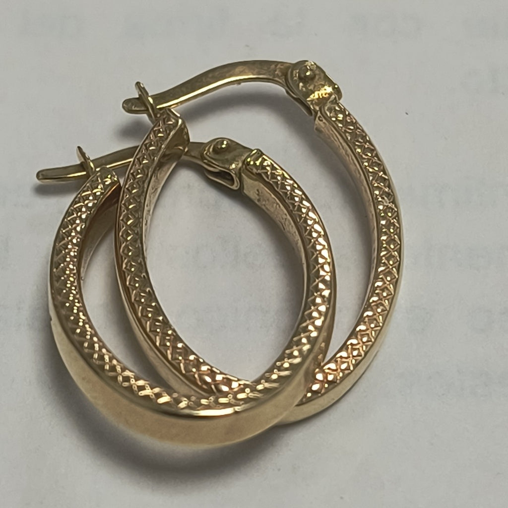 ARETES PAR ORO 14 K 2.6 GRMS (SEMINUEVO)