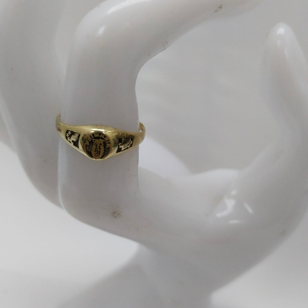 ANILLO DE GRADUACIÓN ORO 10 K 1,40 GRMS (SEMINUEVO)