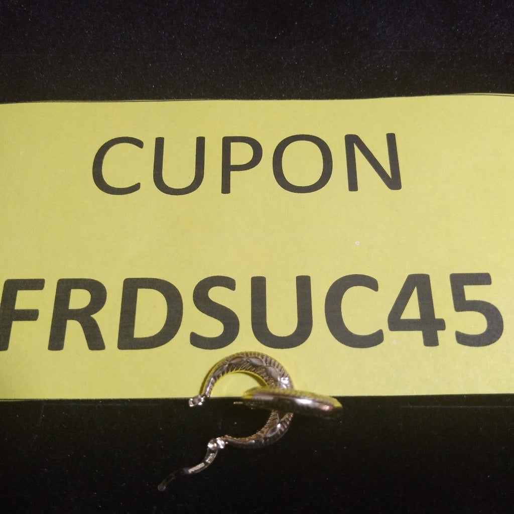 ARETES ARRACADAS HUECAS 14K 1.7 GR (NUEVO)